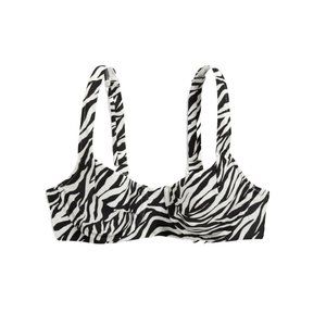 OLD NAVY Zebra Print Bikini Top